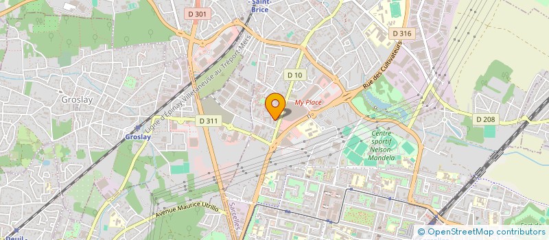 localisation de l'entreprise MONSIEUR AMIR OUERGLI  SARCELLES