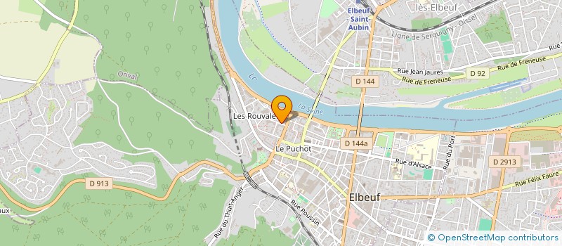 localisation de l'entreprise MONSIEUR AMIR OUSMANOV  ELBEUF