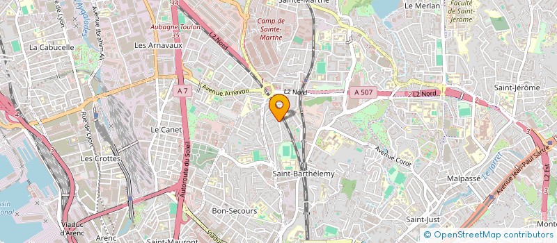 localisation de l'entreprise MONSIEUR AMIR SELLAMI  MARSEILLE