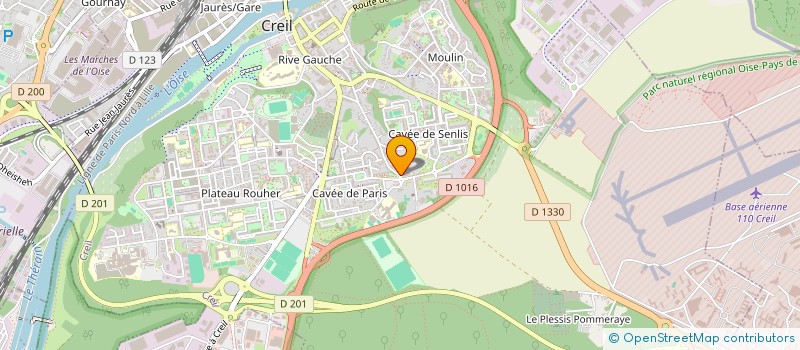 localisation de l'entreprise MONSIEUR AMIR TABOUBI  CREIL