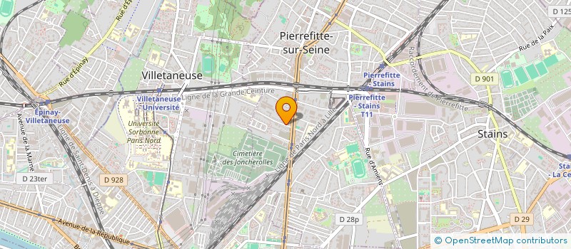 localisation de l'entreprise MONSIEUR AMIR TEBABLA à PIERREFITTE SUR SEINE