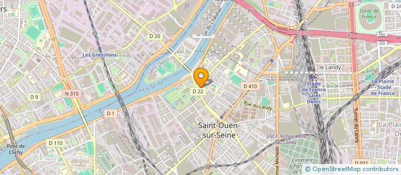 localisation de l'entreprise MONSIEUR AMIR YAUNES BALHA à SAINT-OUEN-SUR-SEINE