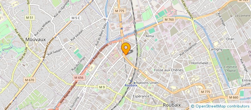 localisation de l'entreprise MONSIEUR AMIR YOUSSEF TADROSS YACOB à ROUBAIX