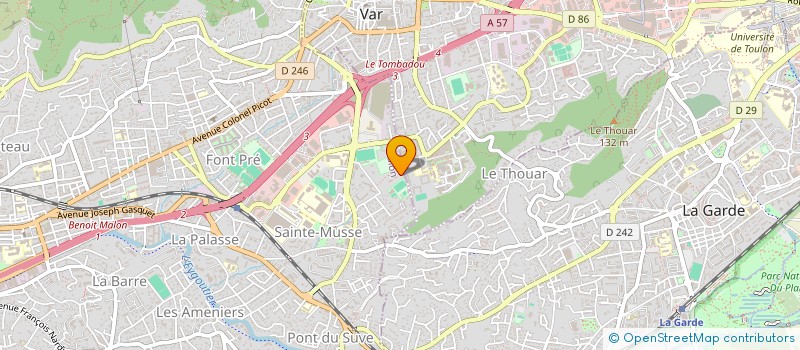 localisation de l'entreprise MONSIEUR AMIR ZIREG  TOULON