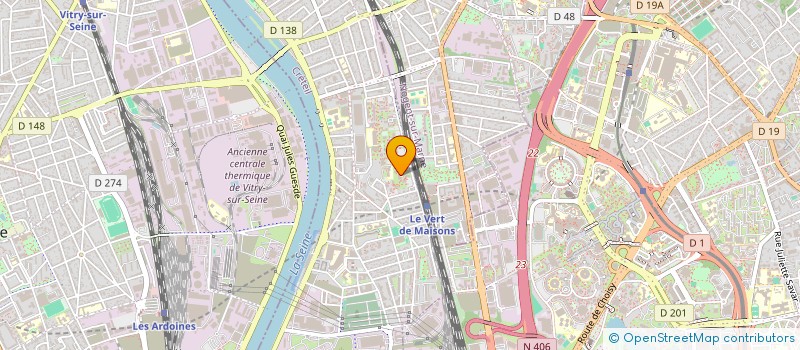 localisation de l'entreprise MONSIEUR AMIRALI MOHAMMADI à ALFORTVILLE