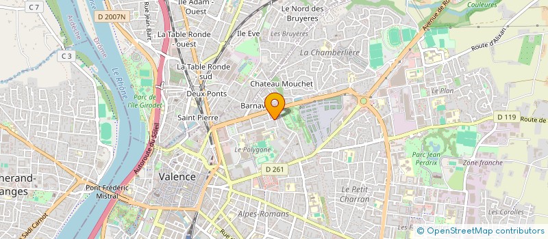 localisation de l'entreprise MONSIEUR AMIRJAN BALOUTCH  VALENCE