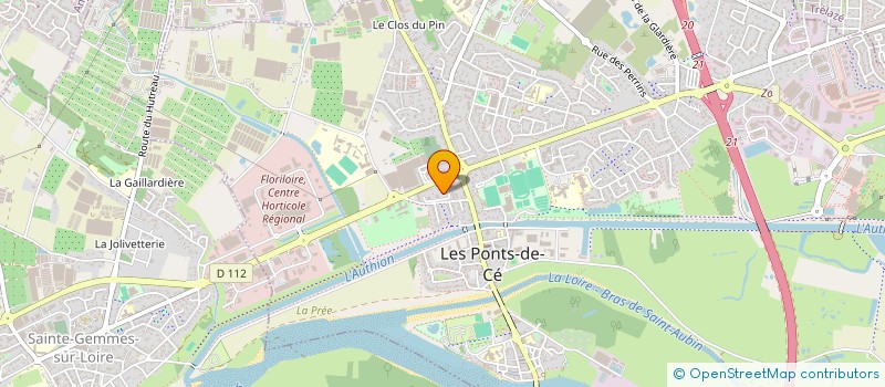 localisation de l'entreprise MONSIEUR AMIROU FOFANA  LES PONTS-DE-CE