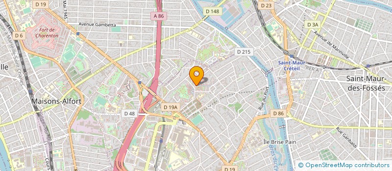 localisation de l'entreprise MONSIEUR AMIROUCH OUARAB  CRETEIL