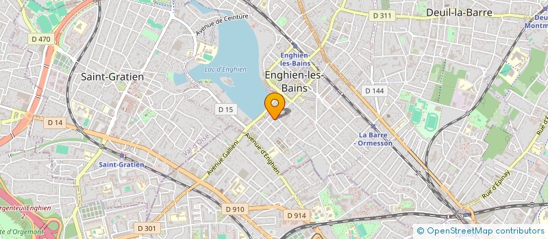 localisation de l'entreprise MONSIEUR AMIROUCHE ABBADI  ENGHIEN-LES-BAINS