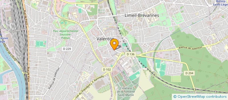 localisation de l'entreprise MONSIEUR AMIROUCHE AMMOURA à VALENTON