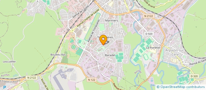 localisation de l'entreprise MONSIEUR AMIROUCHE DJIDDA à AURILLAC