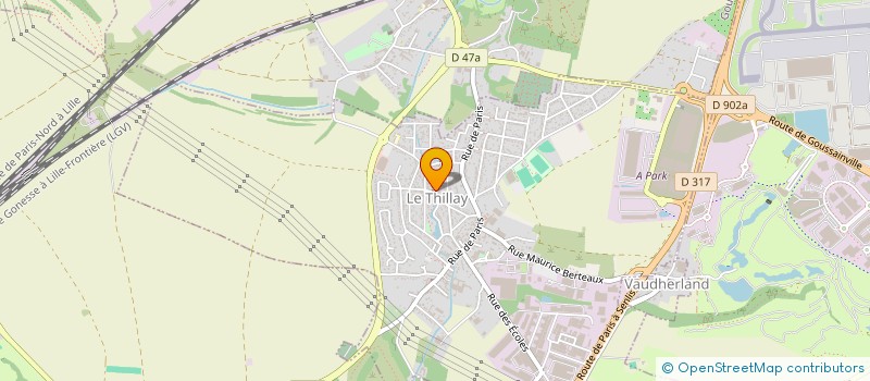 localisation de l'entreprise MONSIEUR AMIROUCHE HAICHE  LE THILLAY