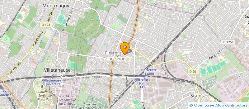localisation de l'entreprise MONSIEUR AMIROUCHE KADI  PIERREFITTE-SUR-SEINE