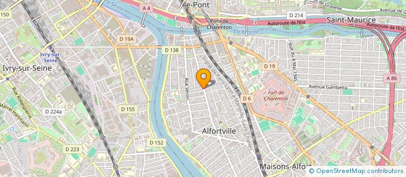 localisation de l'entreprise MONSIEUR AMIROUCHE MEKID  ALFORTVILLE