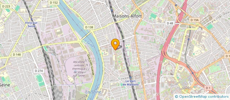 localisation de l'entreprise MONSIEUR AMIROUCHE NAIT-KHALED à ALFORTVILLE