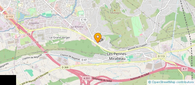 localisation de l'entreprise MONSIEUR AMIROUCHE TACHOUAFT  LES PENNES-MIRABEAU