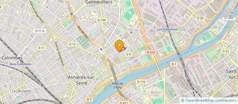 localisation de l'entreprise MONSIEUR AMIROUCHE TIGHERMINE à GENNEVILLIERS