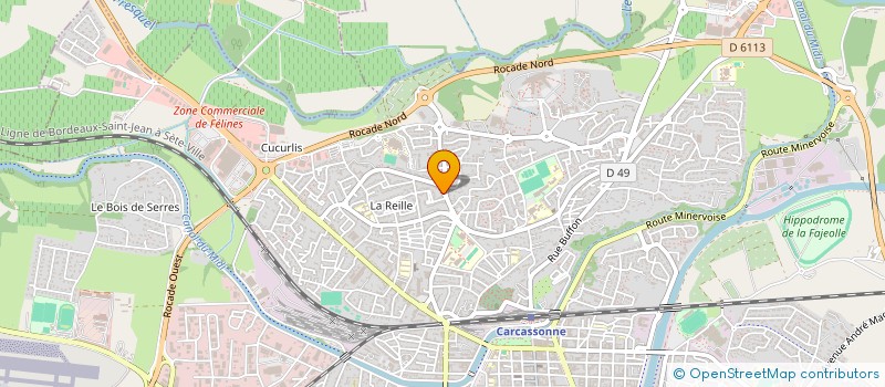 localisation de l'entreprise MONSIEUR AMIT ULLAH SHEIKH  CARCASSONNE