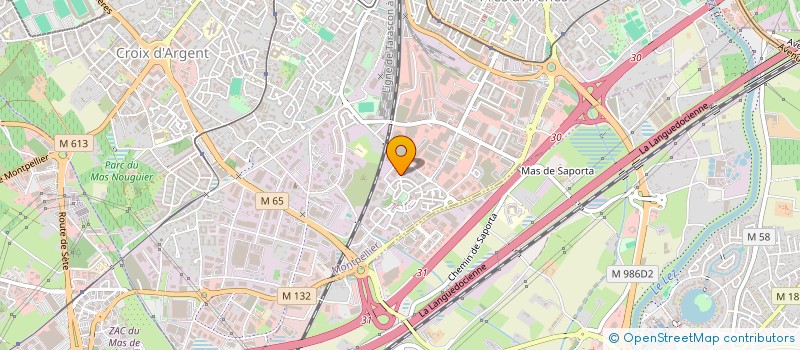 localisation de l'entreprise MONSIEUR AMJAD CHABBA à MONTPELLIER