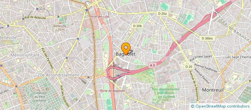 localisation de l'entreprise MONSIEUR AMJAD HOSEN à BAGNOLET