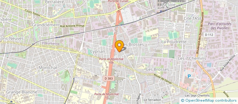 localisation de l'entreprise MONSIEUR AMJAD KHAN  VILLEURBANNE