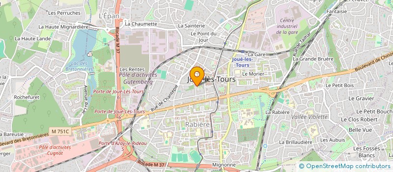 localisation de l'entreprise MONSIEUR AMJAD SAFI  JOUE-LES-TOURS