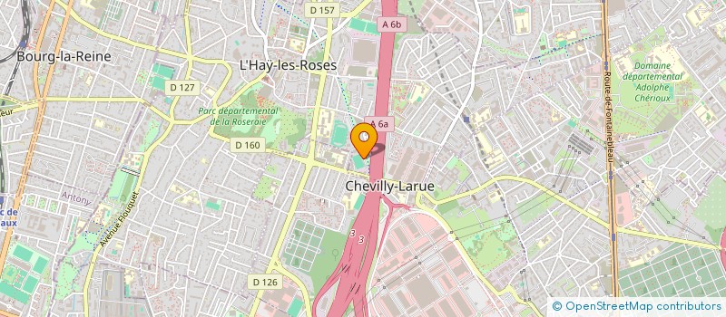 localisation de l'entreprise MONSIEUR AMJED BOUHACHEM  L'HAY-LES-ROSES