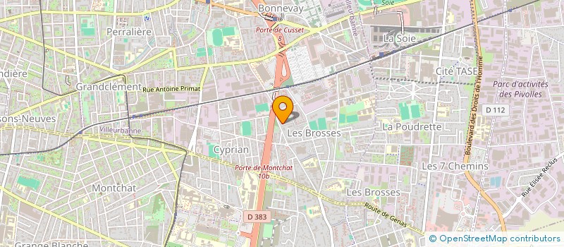 localisation de l'entreprise MONSIEUR AMMAR AMEZIANE  VILLEURBANNE