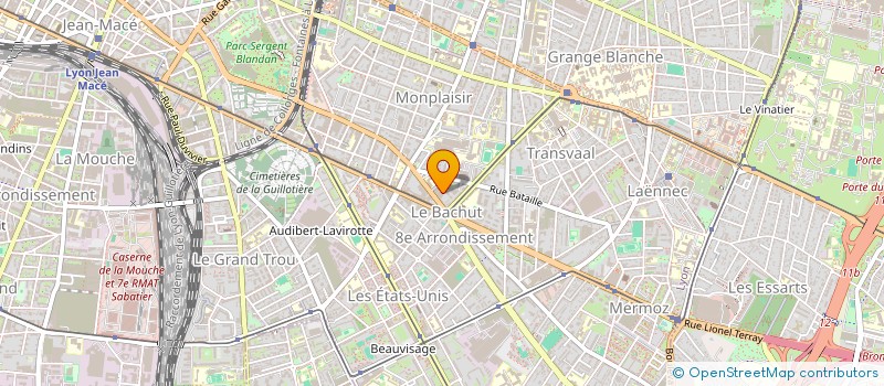 localisation de l'entreprise MONSIEUR AMMAR AMIROUCHE  VILLEURBANNE