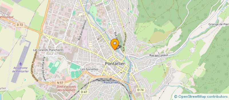 localisation de l'entreprise MONSIEUR AMMAR BEDJAOUI à PONTARLIER