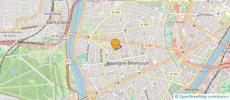 localisation de l'entreprise MONSIEUR AMMAR BENKHODJA à BOULOGNE-BILLANCOURT