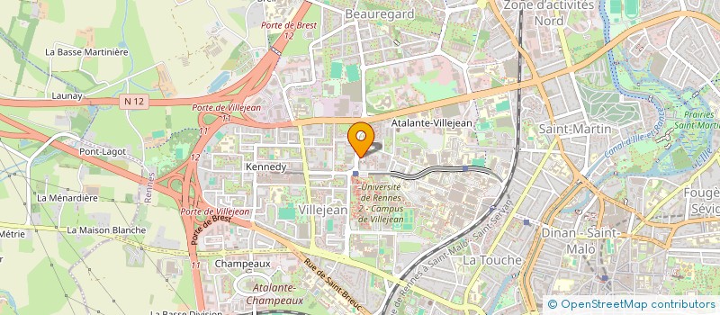 localisation de l'entreprise MONSIEUR AMMAR BOUABDALLAH  RENNES