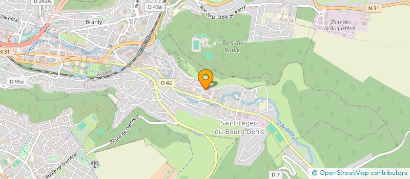 localisation de l'entreprise MONSIEUR AMMAR BOUTALEB  SAINT-LEGER-DU-BOURG-DENIS