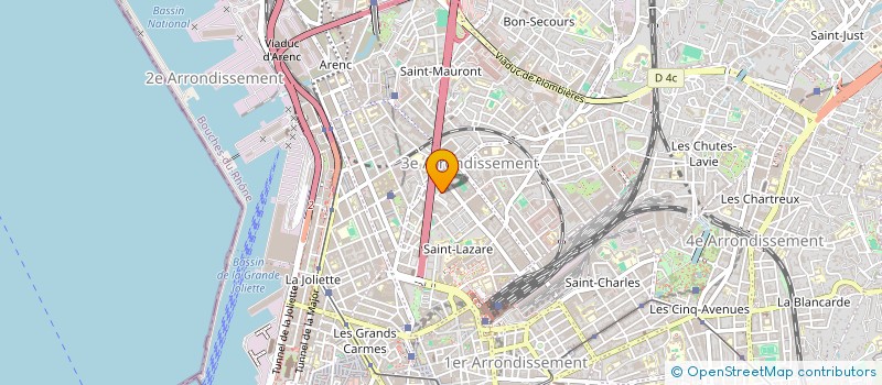 localisation de l'entreprise MONSIEUR AMMAR CHAKHARI  MARSEILLE