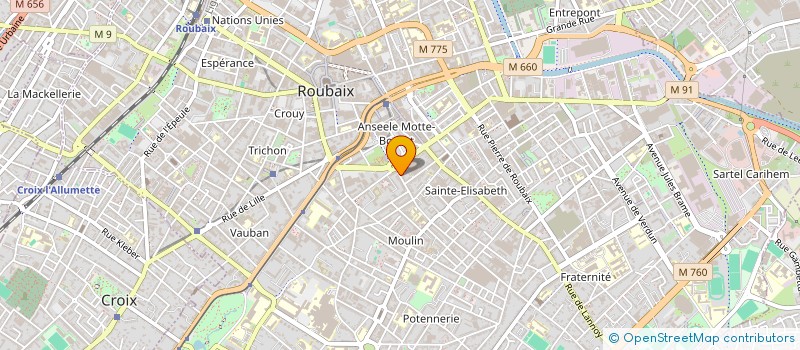 localisation de l'entreprise MONSIEUR AMMAR CHELKIA  ROUBAIX