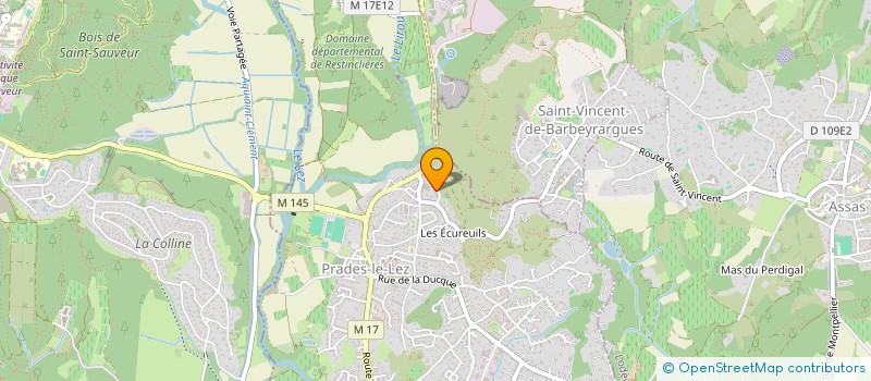 localisation de l'entreprise MONSIEUR AMMAR CHOUIEB à PRADES-LE-LEZ