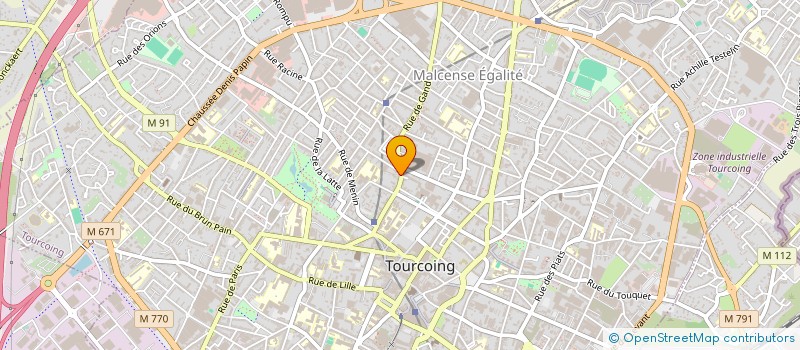 localisation de l'entreprise MONSIEUR AMMAR DERRAR à TOURCOING