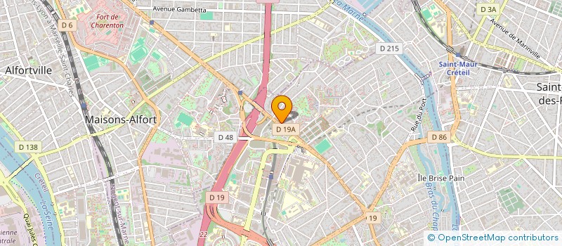 localisation de l'entreprise MONSIEUR AMMAR DIALLO  MAISONS-ALFORT