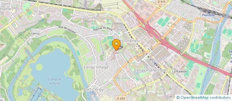 localisation de l'entreprise MONSIEUR AMMAR DRAME  CERGY