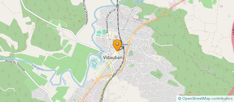 localisation de l'entreprise MONSIEUR AMMAR FARHAT  VIDAUBAN