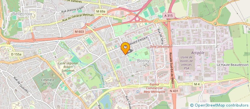 localisation de l'entreprise MONSIEUR AMMAR GUEDOIRI  METZ