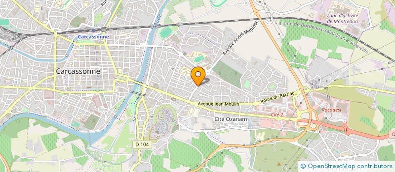 localisation de l'entreprise MONSIEUR AMMAR HMIRI  CARCASSONNE