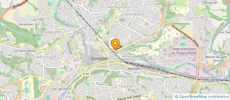 localisation de l'entreprise MONSIEUR AMMAR LAHZEM à QUIMPER