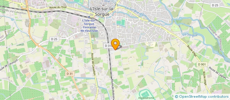 localisation de l'entreprise MONSIEUR AMMAR MEZRIGUI à L'ISLE-SUR-LA-SORGUE