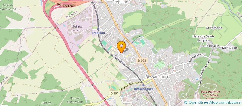 localisation de l'entreprise MONSIEUR AMMAR MILOUDI  BESSANCOURT