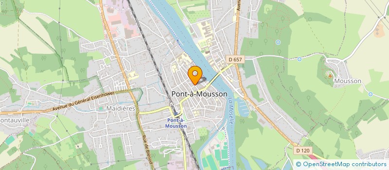 localisation de l'entreprise MONSIEUR AMMAR NOUACER  PONT-A-MOUSSON