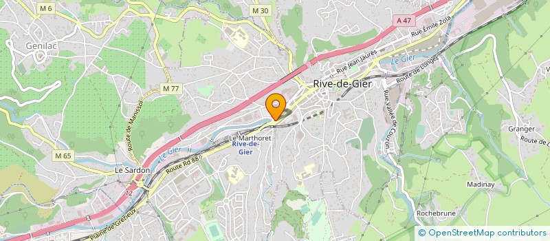 localisation de l'entreprise MONSIEUR AMMAR SOUALAH à RIVE-DE-GIER