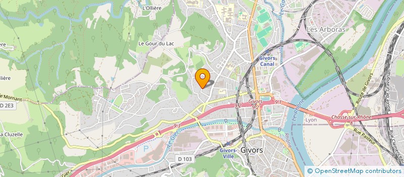 localisation de l'entreprise MONSIEUR AMMAR TOUMI  GIVORS