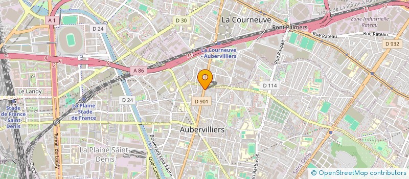 localisation de l'entreprise MONSIEUR AMMY GILL  AUBERVILLIERS