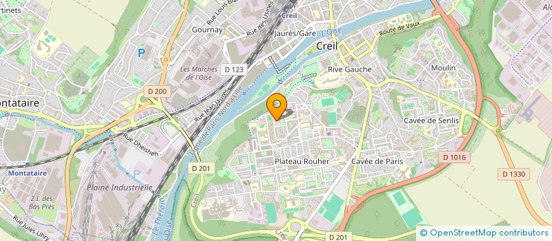 localisation de l'entreprise MONSIEUR AMOAKON ADOU  CREIL